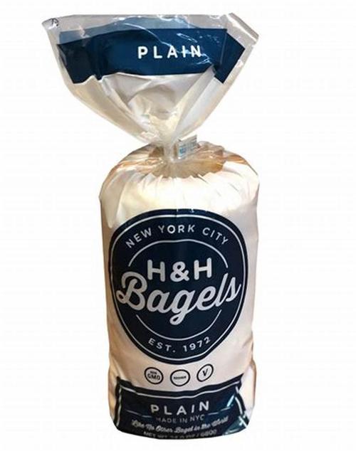 H & H Bagel Plain 6pc