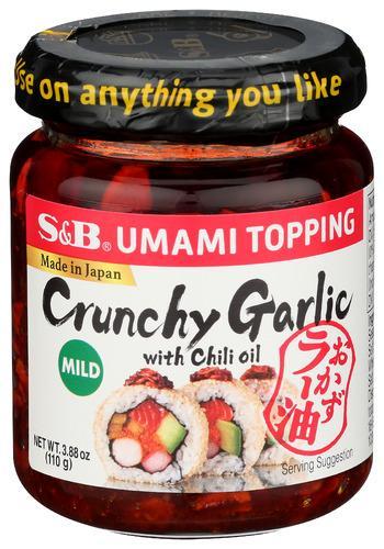 S&B Crunchy Garlic chili oil 3.9oz