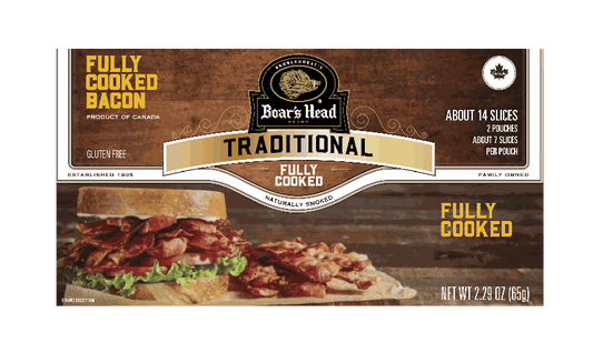 Boar's Head Fully Cooked Bacon 2.29oz
