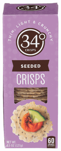 34 Degrees Cracked Seeded Crispbread 4.5oz