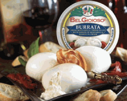 Burrata Fresh 4 x 2oz Balls in Tub