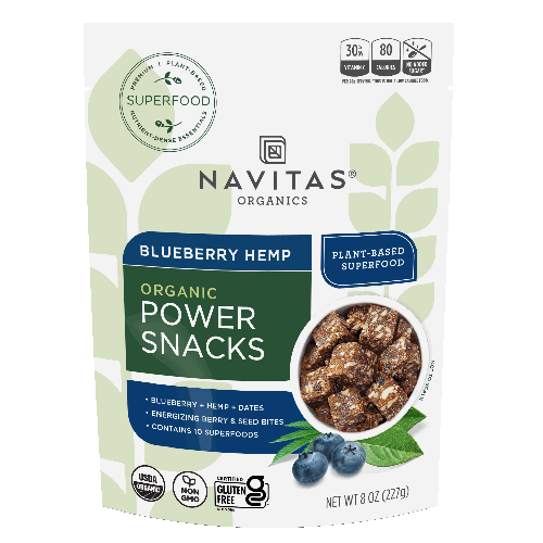 Navitas Power Snack Blueberry Hemp 8oz