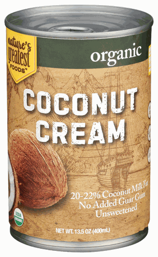 Natures Greatest Foods Cream Coconut 13.5oz
