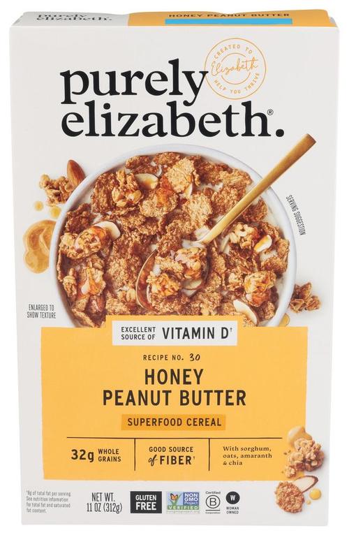 Purely Elizabeth Honey Peanut Butter Cereal 11oz