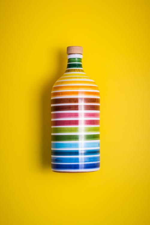 Muraglia Olive Oil Rainbow Ceramic Bottle 500ml