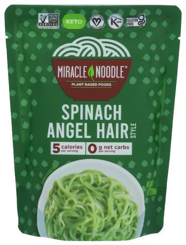 Miracle Noodles Spinach Angel Hair