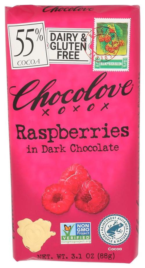 Chocolove Dark Chocolate Raspberry 3.2oz