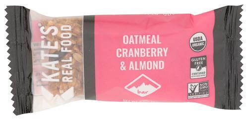 Kates Real Food Bars Oatmeal Cranberry Almond 2.2oz