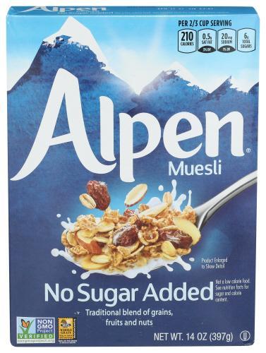 Alpen Muesli Sugar-Free 14oz