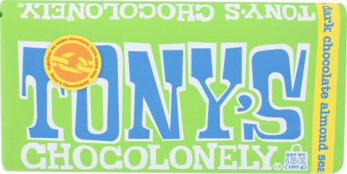 Tonys Chocolonely Dark Choc Almond & Sea Salt 6.35