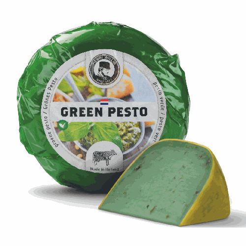 Gouda with Green Pesto Mini Truckle 380g