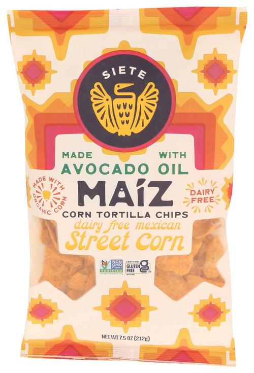 Siete Chips Maize Street Corn 7.5oz